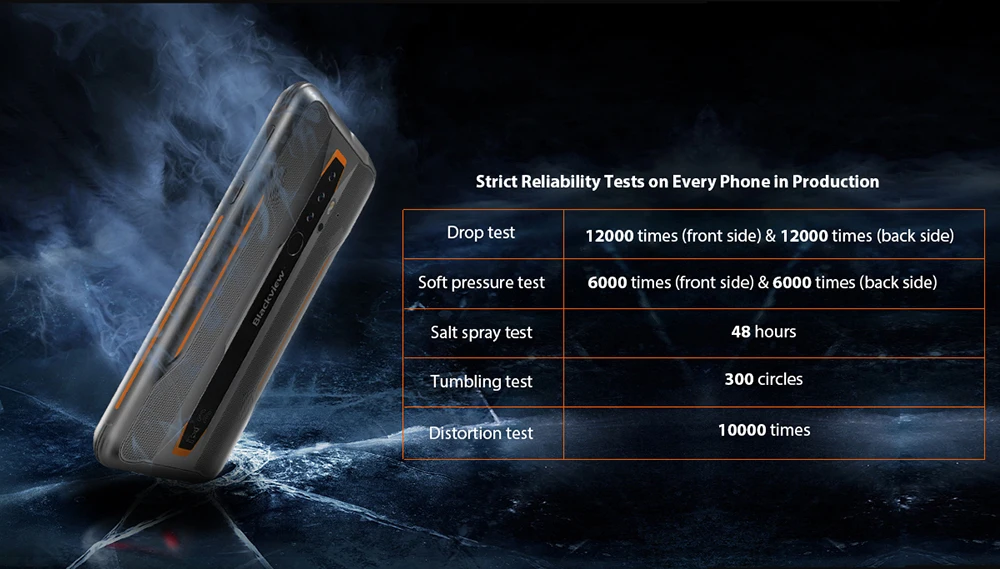 BLACKVIEW BV6300 Pro Helio P70 6GB+128GB IP68 Waterproof Rugged Smartphone 4380mAh NFC Mobile Phone Android 10.0