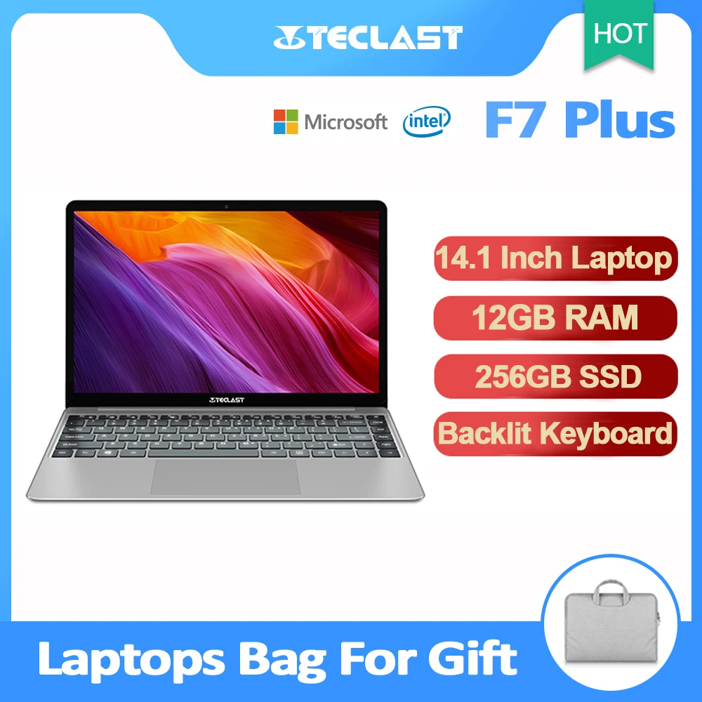 Quad-Core Notebook Laptops SSD N4100 Plus 1920x1080 Windows-10 Teclast F7 Gemini Intel