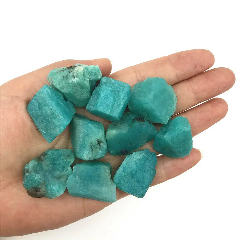 Crystal Healing Raw 1 Piece of Natural Rough Amazonite