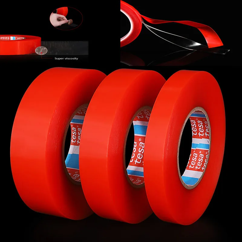 

Double Sided tape 3m 8mm-50mm Width Strong Clear Transparent Tape Washable Adhesive Nano Traceless Sticker Glue Tape