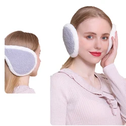 Promotion Winter Ladies Solid Color Ear Warmer Custom Outdoor Thick Warm Ear Muffs For Girls