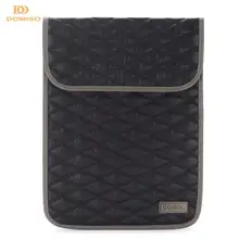 DOMISO Алмазный пенопласт ультратонкий ноутбук рукав мягкий бизнес сумка для компьютера замша чехол для планшета с магнитом для MacBook Pro 1" черный