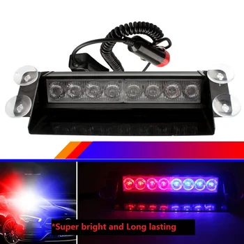 

Flashing Dash Strobe Light Warning Light Windshield Lamp 24 x 9.8 x 5.1cm 16W