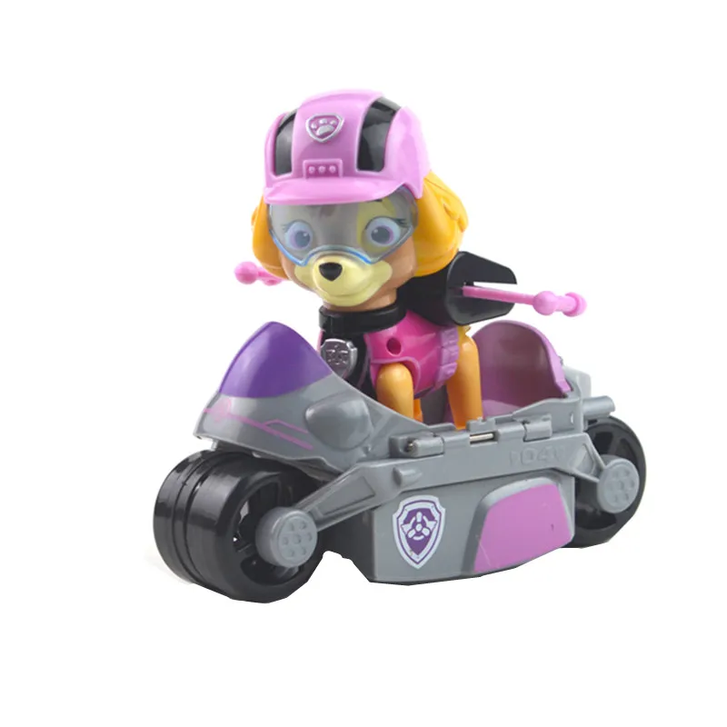 Skup Oryginalna łapa patrol zestaw urodzinowy puppy patrol samochód ryder skye zuma figurka patrulha canina prezent urodzinowy dla dzieci zestaw