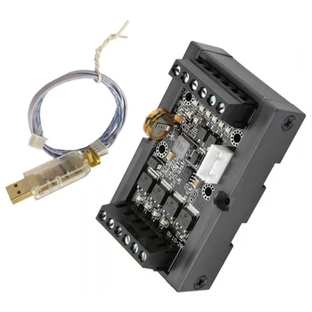 

New PLC Industrial Board Programmable Controller FX1N-10MT Delay Module with Program Cable and Shell