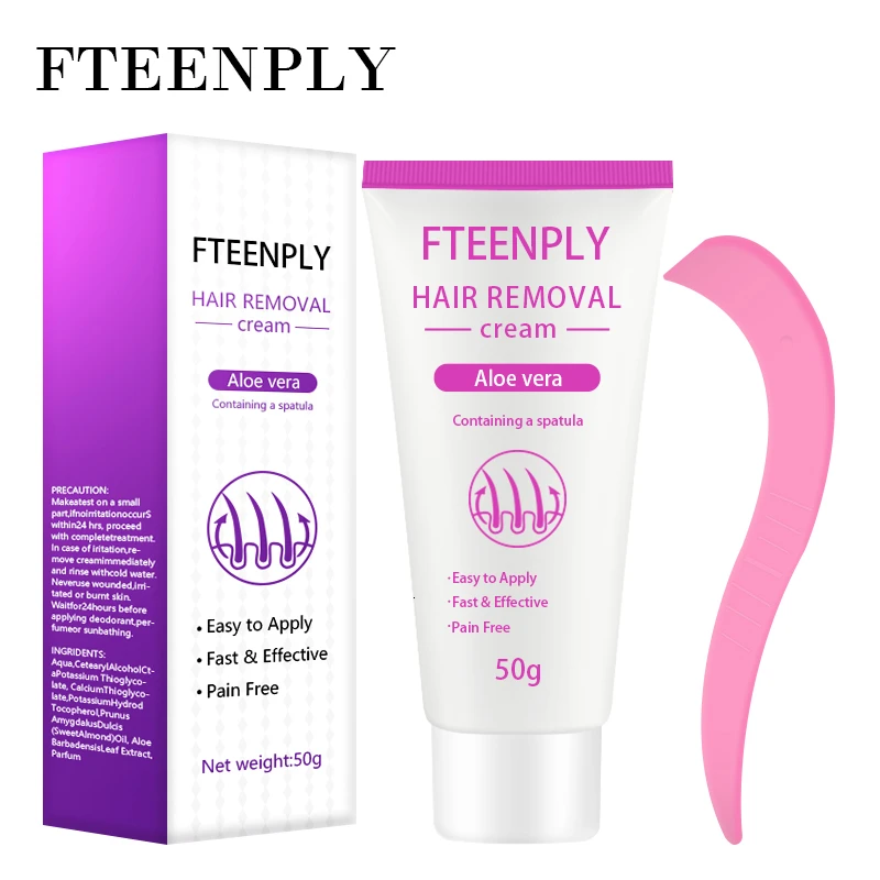 FTEENPLY крем для удаления волос с алоэ вера удаляет подмышку уход за телом