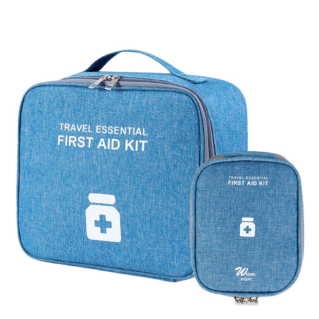 Layered Medicine Box Large-Capacity Home Portable Waterproof Fabric Medicine Cabinet Storage Box First Aid Kit