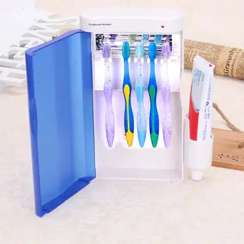 

UV Light Toothbrush Sterilizer Sanitizer Wall Mounted Storage Holder Dental Care UV sterilizer could kill ninety-nine percent of
