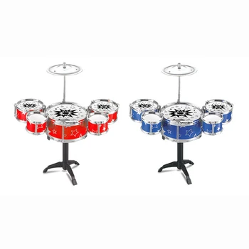 

Education Learning Music Toy 5 Drums Simulation Jazz Drum Kit Musical Instrument Sound Educational Toys for Children Gift