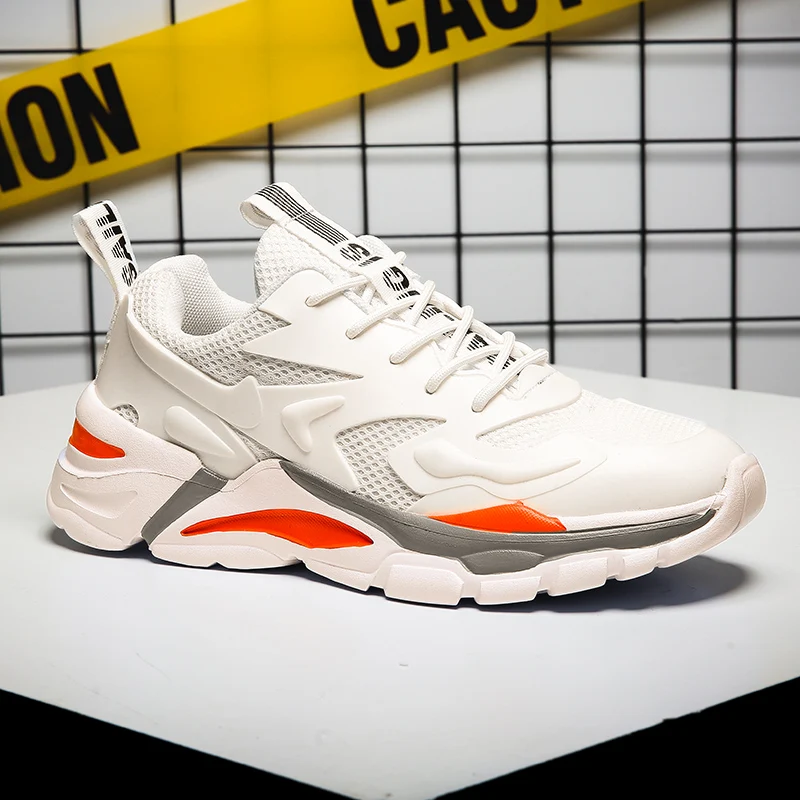 

2019 Autumn Men Casual Shoes Sneakers Men Breathable Chunky Sneakers Men Mesh Wear-resistant Shoes plus size 49 chaussure homme