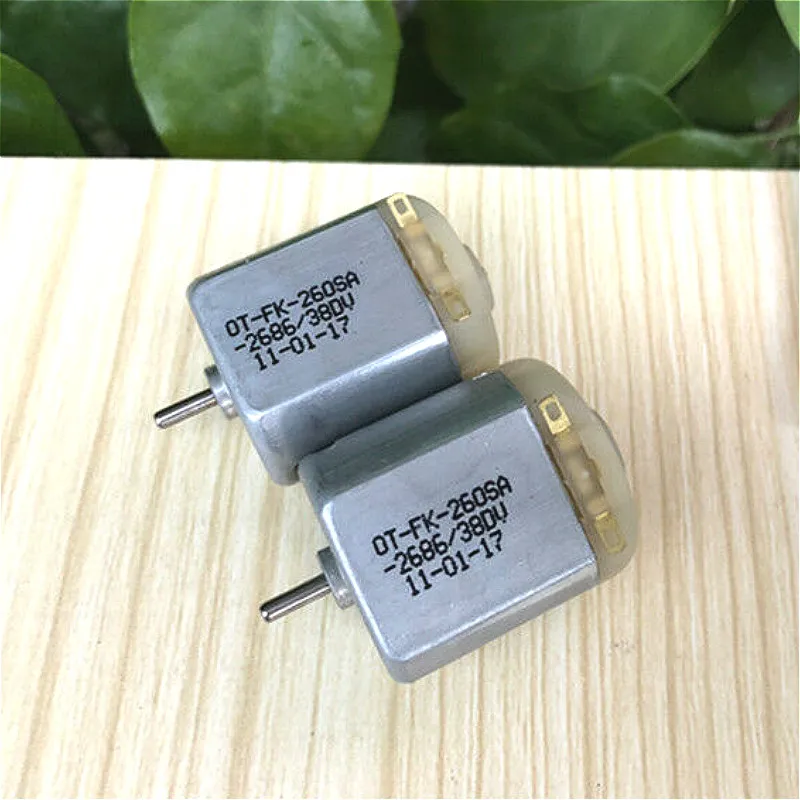 

DC 3V 3.7V 5V 6V FK-260SA-2686 Electric Motor Micro Mini Flat Type Strong Magnetic Carbon Brush DIY Toy Four Wheeler Car Model
