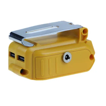 

Newest USB Converter For DEWALT 18V 20V Li-ion Battery can as a fan Power Supply free shipping