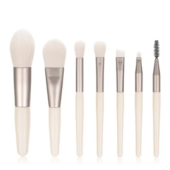 

7PCS Makeup Brushes Set Cosmetic Foundation Powder Blush Eye Shadow Lip Blend Make Up Brush Tool Cosmetic Makeup Brushes Kit