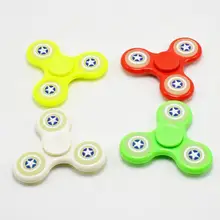 Фосфоресцирующий ручной Спиннер улыбка Забавный EDC пластиковый палец светится в темноте для аутизма и СДВГ антистрессовая игрушка спинер