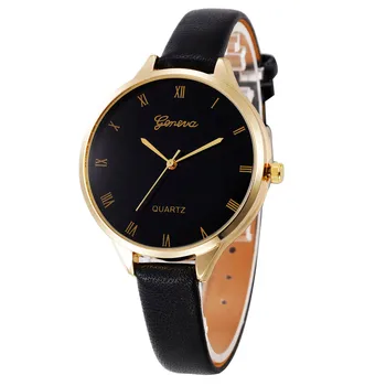 

Women Casual Checkers Faux Leather Quartz Analog Wrist Watch Female Watches Gifts For Woman Watch Casual Dress Ladies Clock