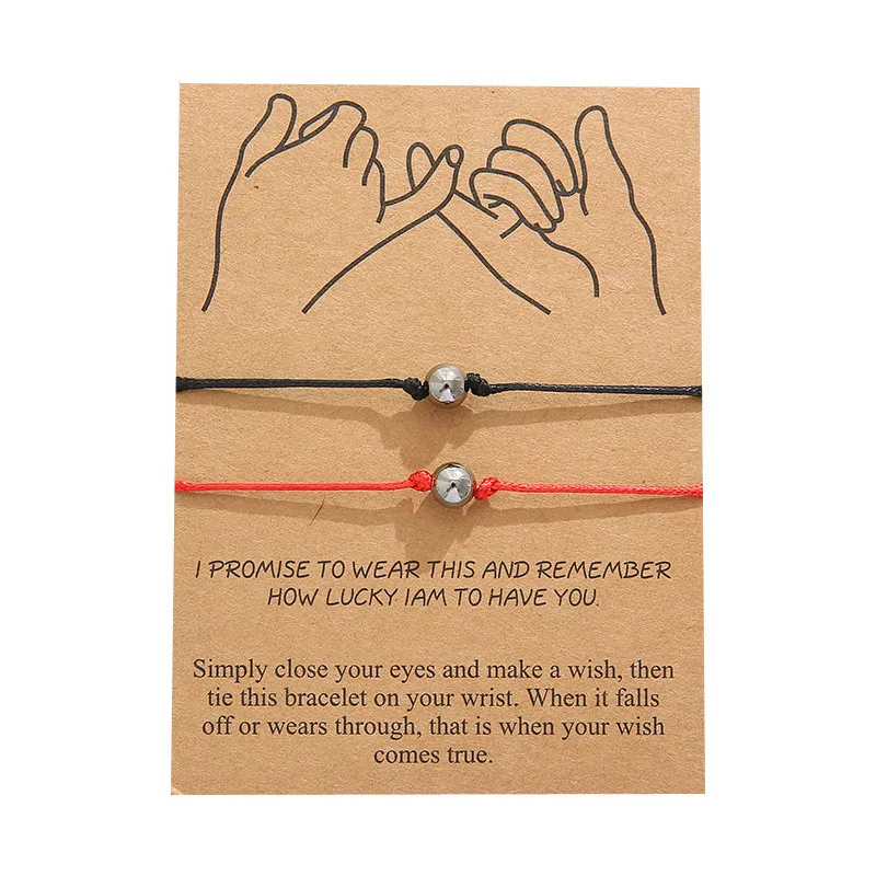Pinky Promise Bracelets For Couples 
