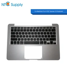 NTC Supply Topcase US Keyboard For MacBook Pro 13.3 inch A1502 2013 2014 2015 Year 100% Tested Good Function