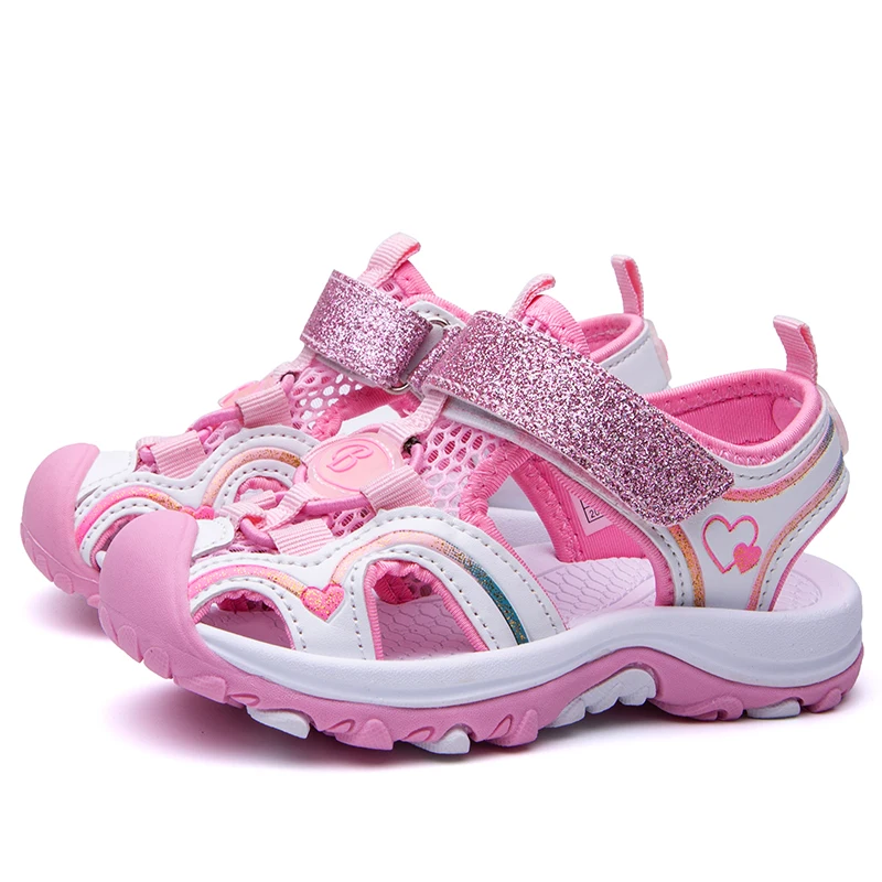 Beach Shoes Children Sandals Girl's Summer Closed-toe Sports for Big KIDS