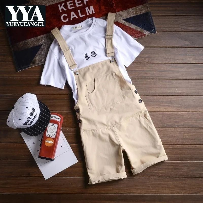 Летняя Мода бойфренд стиль комбинезоны пляжного типа для мужчин и женщин комбинезоны корейский короткий комбинезон унисекс комбинезоны одежда Новинка