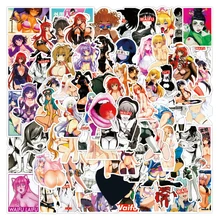 

100PCS Hentai Sexy Waifu Bunny Girl Anime Stickers Luggage Notebook Skateboard Stationery Laptop Waterproof Vinyl Stickers Toys