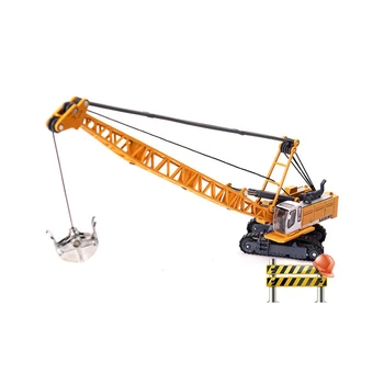 

Crane Crawler Tower ABS Plastic Engineering Cable Excavator Model 1:87 Derrick Hanging Tower Collection Gift for Kids Boys Toy