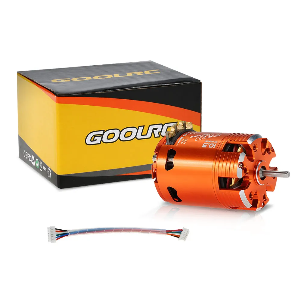 GoolRC 540 10,5 T модифицированный 3450KV сенсорный бесщеточный синхронный Регулируемый двигатель для 1/10 RC автомобиля