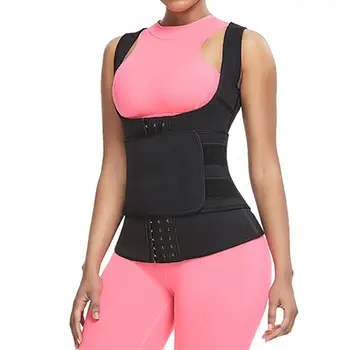 

Neoprene Sauna Waist Trainer Corset Sweat Vest for Women Weight Loss Compression Body Shaper Trimmer Tank Top Workout Fitness