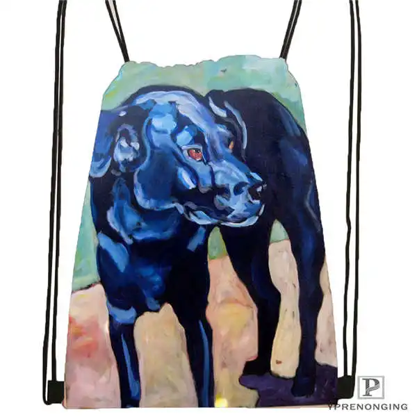 Drawstring Backpack Изготовленная на заказ Ruby Toothy походная сумка на шнурке милый рюкзак для детей(черная спинка) 31x40 см#180531-03-35 - Цвет: Drawstring Backpack