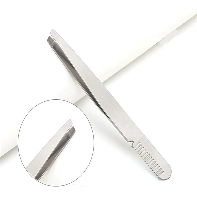 High Quality Eyebrow Trimmer Shaving Tweezers Eyebrow Comb Cosmetic Tools Eyes Makeup Set Beauty Essential With Case 7 PCS/Set