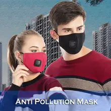 Пылезащитная маска против РМ2, 5 моющаяся многоразовая маска для рта респиратор с клапаном для активного отдыха защитная маска для дыхания