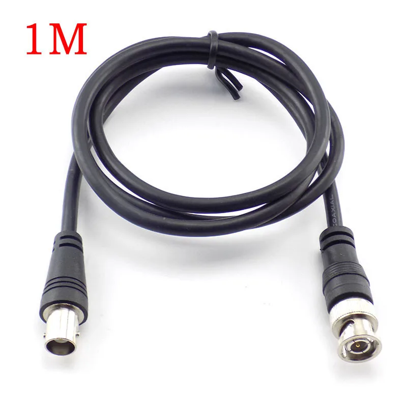 

1M BNC Female To Male Adapter Cable For CCTV Camera BNC Connector Extension wire Coaxial Line Camera Accessories K18