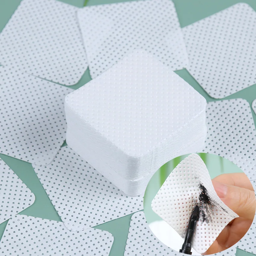 Cleaner Remover Cotton Wipes Lint-Free Manicure-Tools Paper-Pad Uv-Gel-Tips 100pcs/Pack