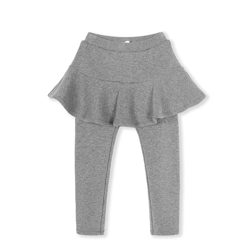 Balabala/детская одежда; леггинсы для девочек; бархатные штаны для малышей; сезон осень-зима; Новинка года; детская юбка; брюки - Color: Extra deep grey