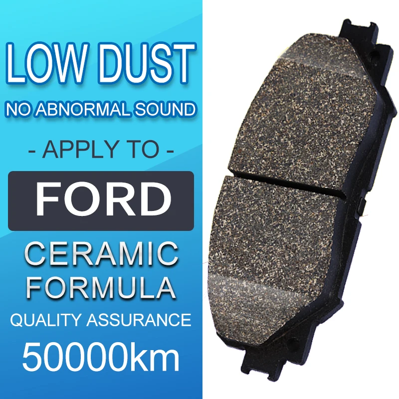 

4 piece/set car Front and rear Ceramics Brake Pads for FORD Mustang (2011-2014)3.7L Brake Shoes