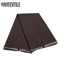 YANTEXTILE африканская восковая ткань новая Анкара африканская вощеная ткань принтом полиэстер настоящая восковая Ткань 6 ярдов