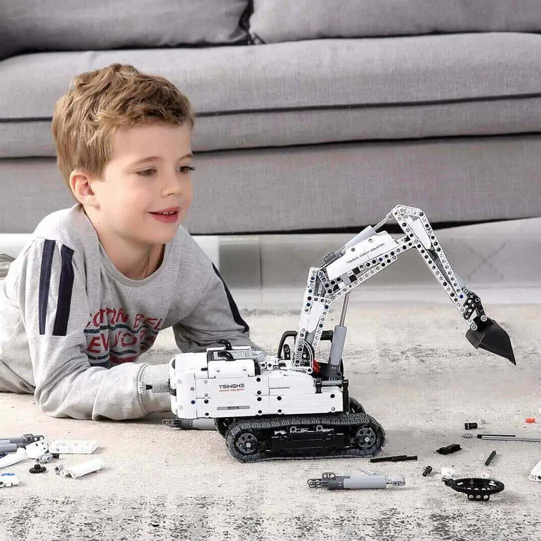  Xiaomi Toy Engineering Excavator Xiomi Children Building Block Toys Engineering Excavating Machiner - 4000366244086