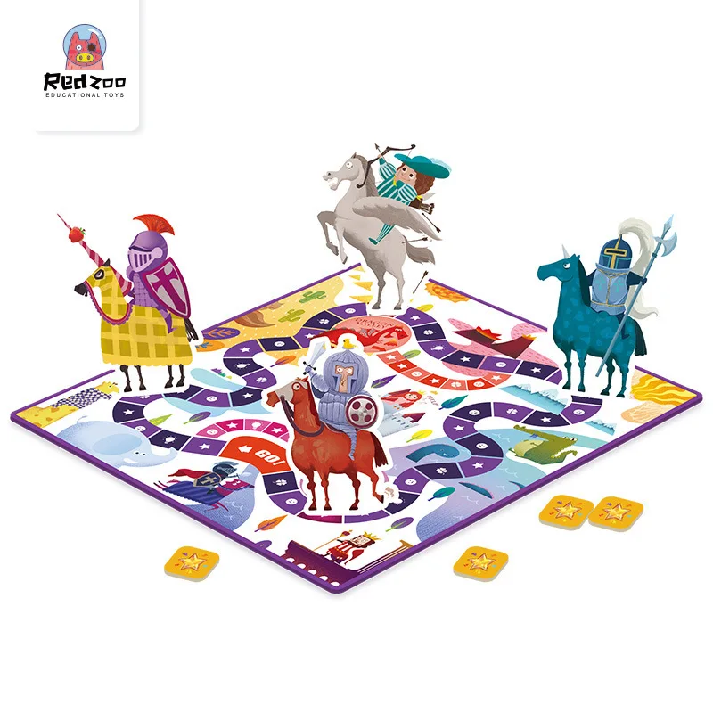 

Redzoo Mars Pigskin New Products Knight Save Princess Educational Board Game Parent And Child Interactive Chess Game CHILDREN'S