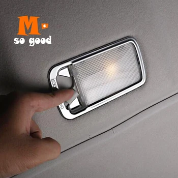 

2016 2017 For Nissan Tiida Car Back Rear Reading Lampshade Frame Panel Cover Trim ABS Chrome Auto Interior Styling Accessories