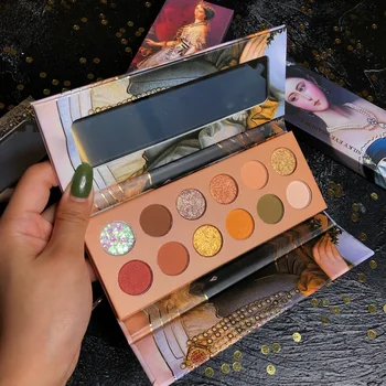 

12 Color Painting Makeup Palette Eyeshadow Palette Diamond Metallic Pigmented Glitter Shimmer Matte Eyeshadow Pallete Cosmetic