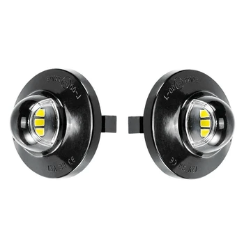 

2X Bright White LED License Plate Lights for Ford F-150 F-250 F-350 F-450 F-550 2001-2014