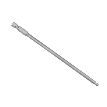

uxcell H4 (4mm) Ball End Screwdriver Bits S2 Steel Magnetic 5.1 Inch Long Drill Bit with 1/4 Inch Hex Shank for Drill