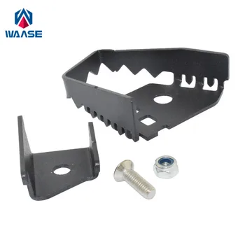 

waase For BMW F650GS F700GS F800GS R1200GS LC Rear Foot Brake Lever Pedal Enlarge Extension Rear Brake Peg Pad Extender