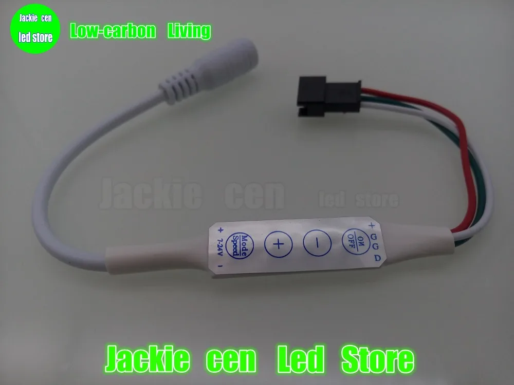 5 V/12 V 4key WS2811 WS2812 WS2812B мини-контроллер для светодиодной ленты