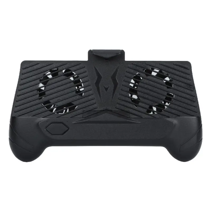 

2019Newest Mobile Game Controller With Radiator Phone Cooling Pad Gaming Grip Handle Bracket Black Gamepad