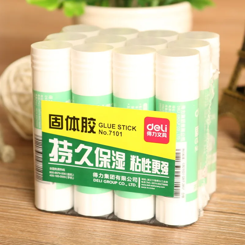 

Deli 7101 Solid Glue Stick 9 Grams Office Type Strong Adhesive Solid Glue Students Handmade Solid Glue