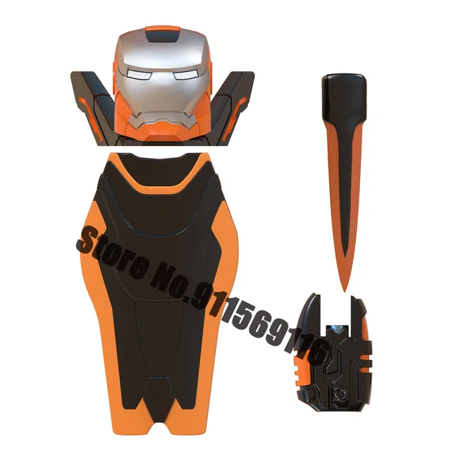 Superhero Iron Man Building Blocks Bricks Pepper Ultron Tony Stark Mark War Machine Action Figures Kids Toys Christmas Gifts H-WM733