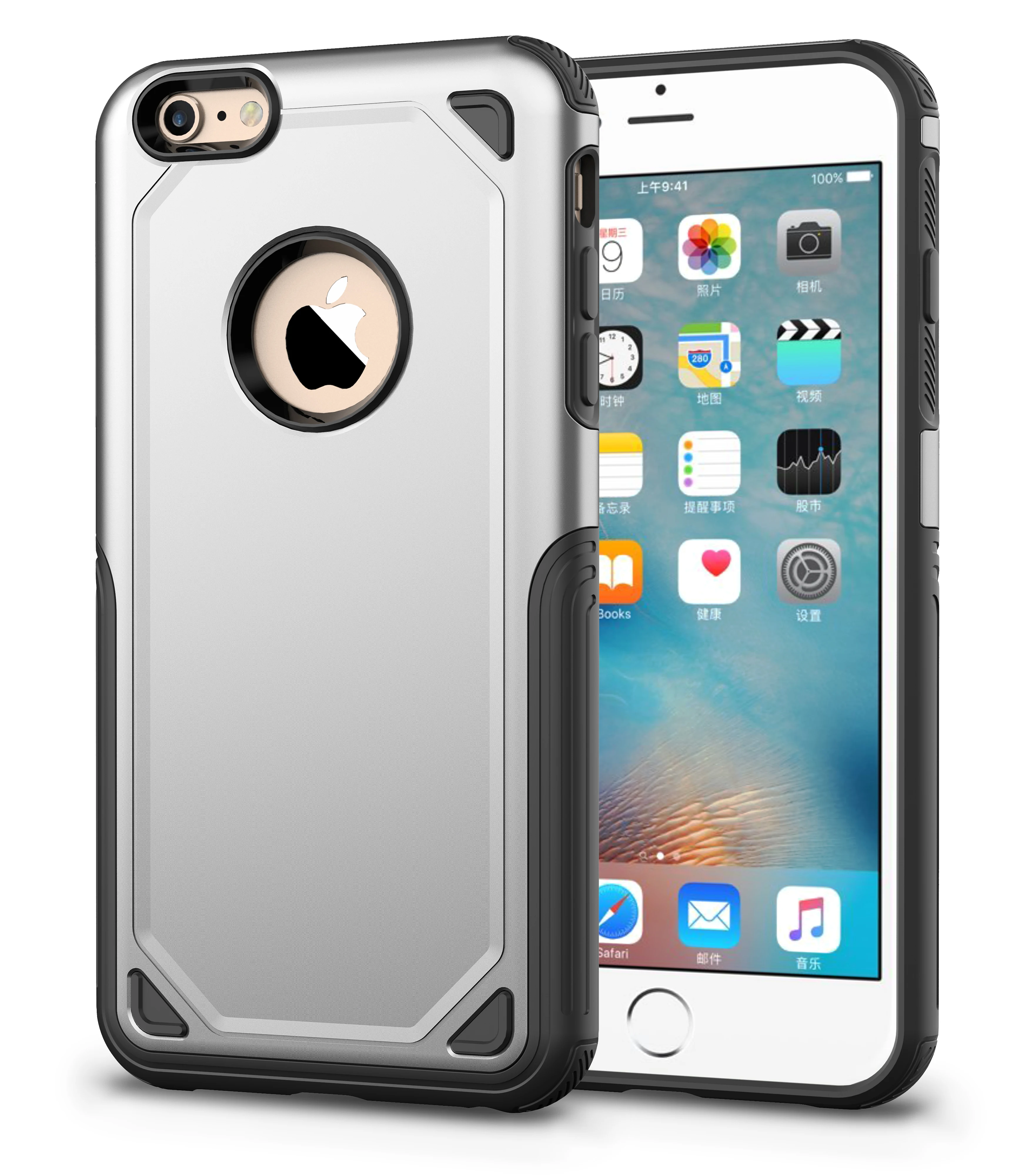 

Suitable For iphone 11 Case For X Xs Pro Max XR 8 7 6 6S Plus Fashion luxurious Armor PC Anti Fall Solid Color Phone Case