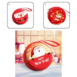 Candy Box Baroque Exquisite Portable Cute Kids Xmas Tree Decoration Candy Box Baroque   Mini Tin Box  for Gift