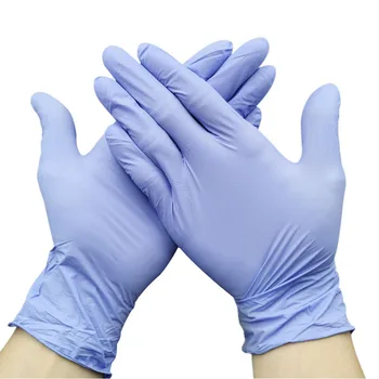 

100pcs Black Disposable Gloves for Medical/Food/Rubber/Garden Home Cleaning Nitrile Gloves Thicker Durable Cleaning Gloves