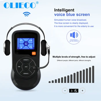 

OLIECO USB Rechargeable Pulse Massager Electric Body Slimming Sculptor 6 Modes Automatic Massager Muscle Stimulator Full Body